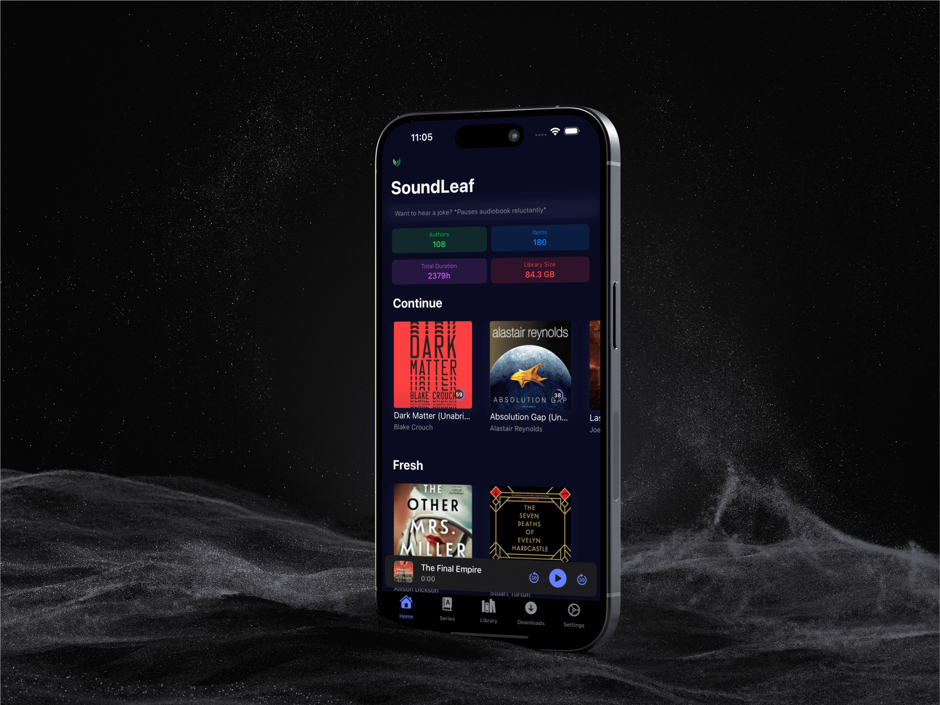 Featured image for SoundLeaf: Beautiful iOS Client App for Audiobookshelf